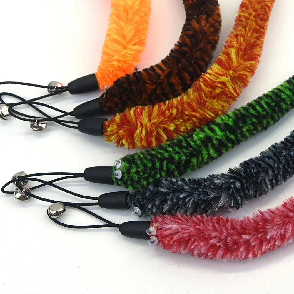 Crixal_Interactive Cat Toy Accessories Worm Toy with Bell Replacement Training Kitten Toys Pet Products for Cats