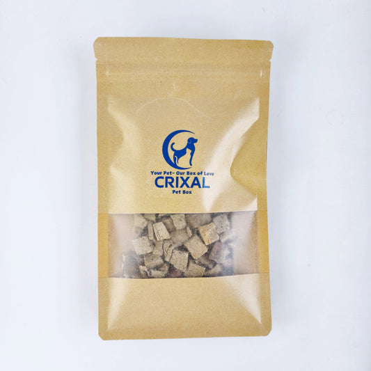 Crixal FD Beef Liver Pellets – 50g | Freeze-Dried Treats for Dogs & Cats