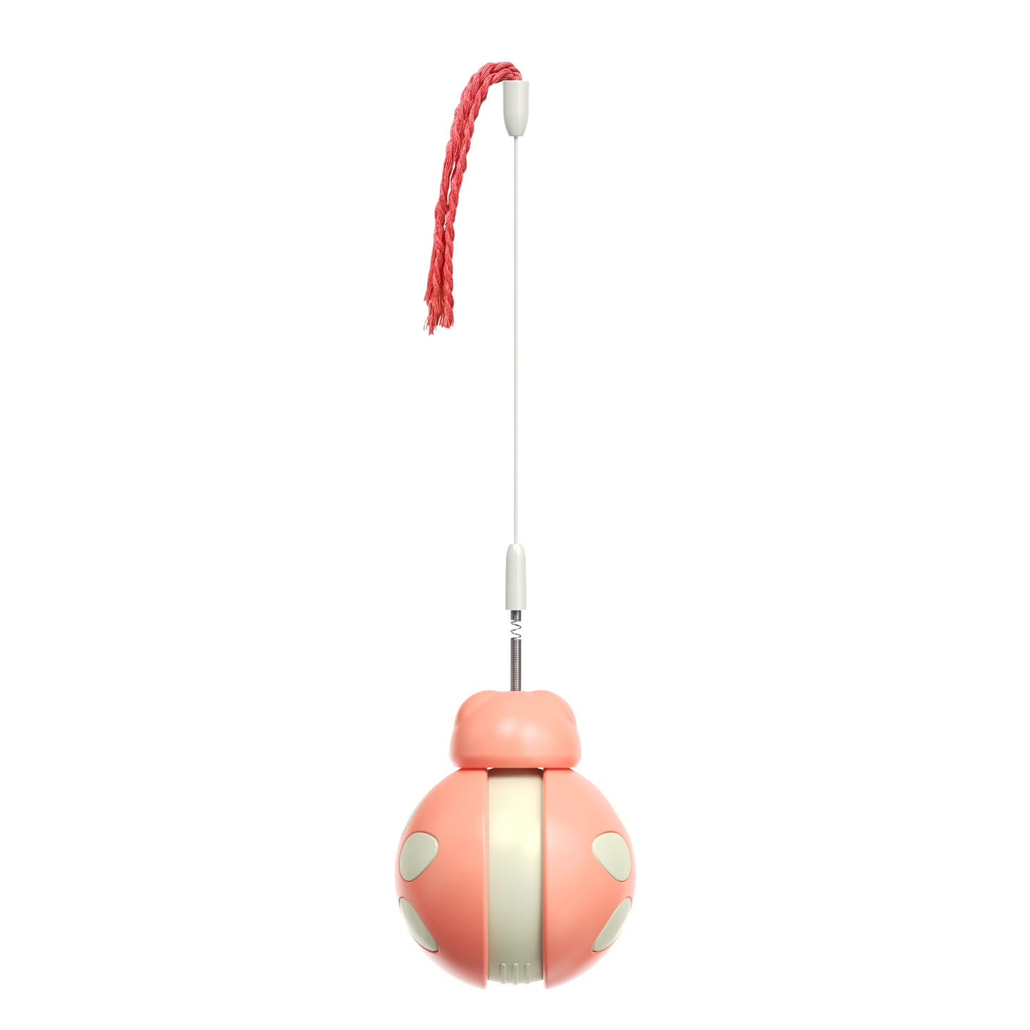 Crixal Interactive Cat Toy – Ladybug Feeder Wand